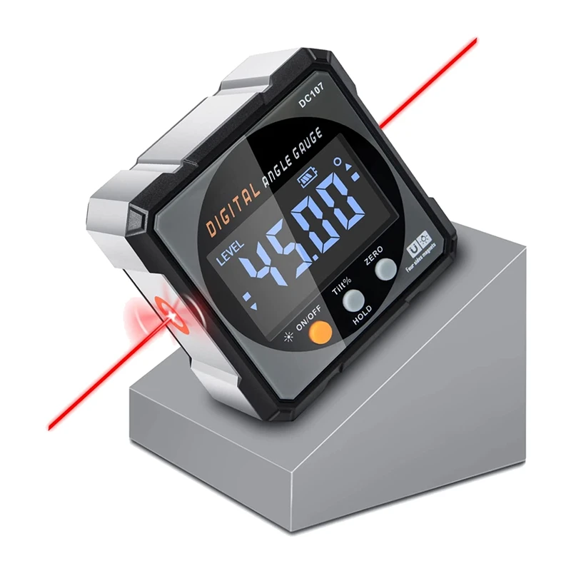 

Digital Angle Finder With Electronic,Square Inclinometer With Backlight,Miter Protractor,Woodworking Measuring Tool