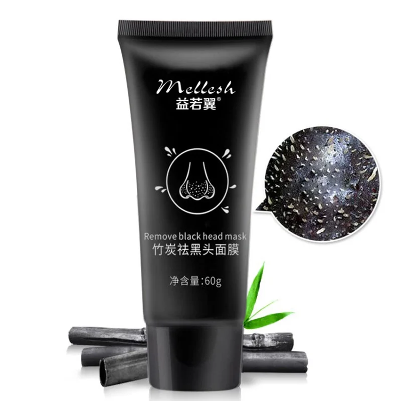

Blackhead Remover Face Mask Bamboo Charcoal Oil-Control Deep Cleansing Peel-Off Mask Acne Purifying Nose Black Dots Facial Mask
