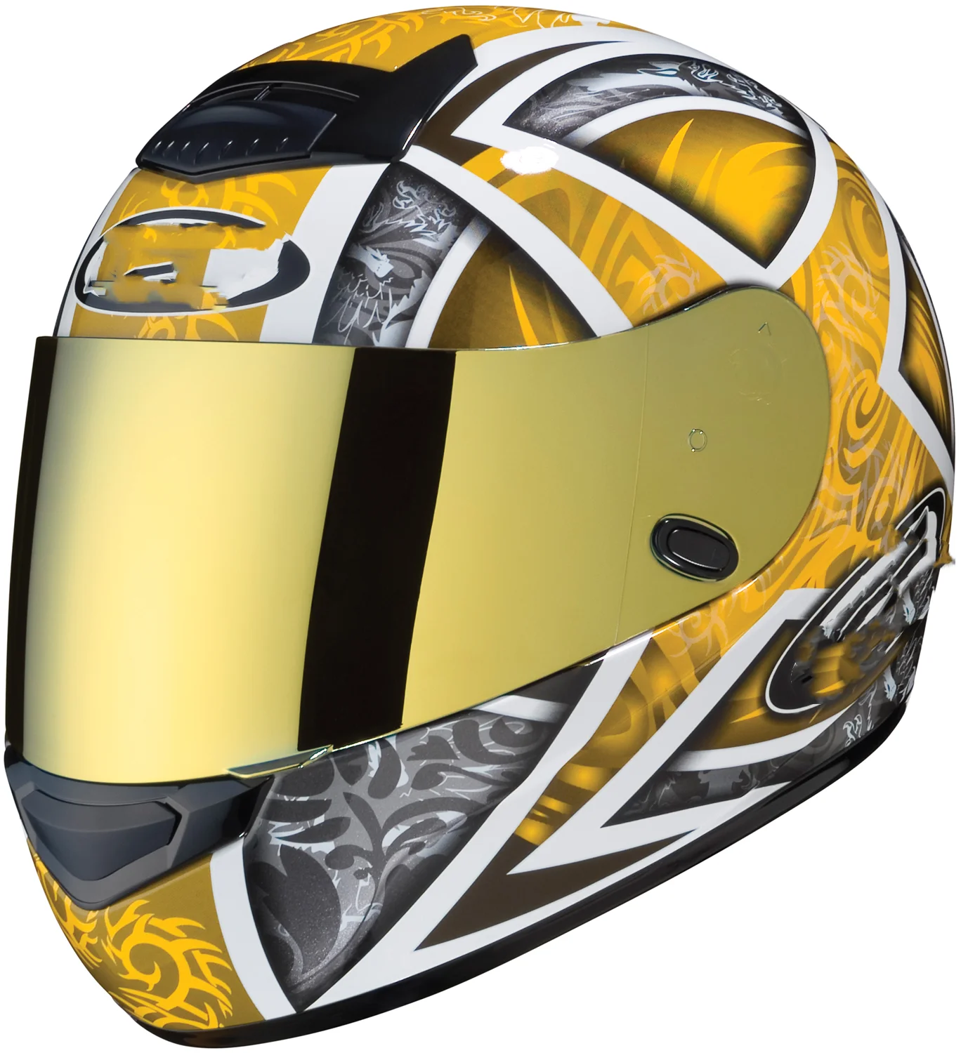 

New Sport Helmet HJ-S2 RST Color Mirror Coated Shield - Gold