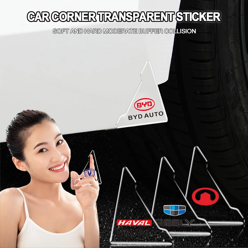 

2pc Transparent Car Door Corner Cover Anti-collision Stickers for Holden Astra Commodore Cruze Monaro Trailblazer Accessories