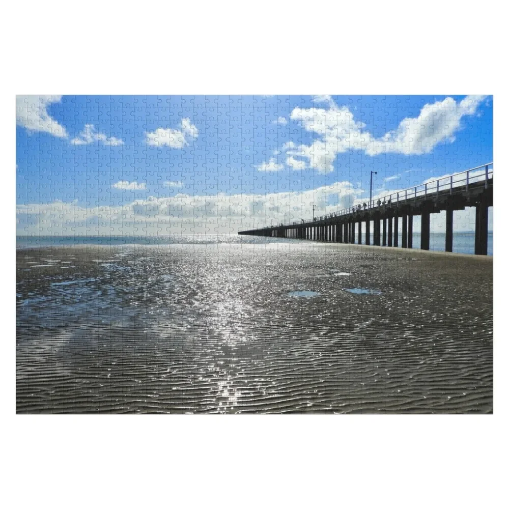 Urangan Pier Hervey Bay Low Tide Пазл Деревянные Игрушки Для Детей На Заказ С Фото Пазлом