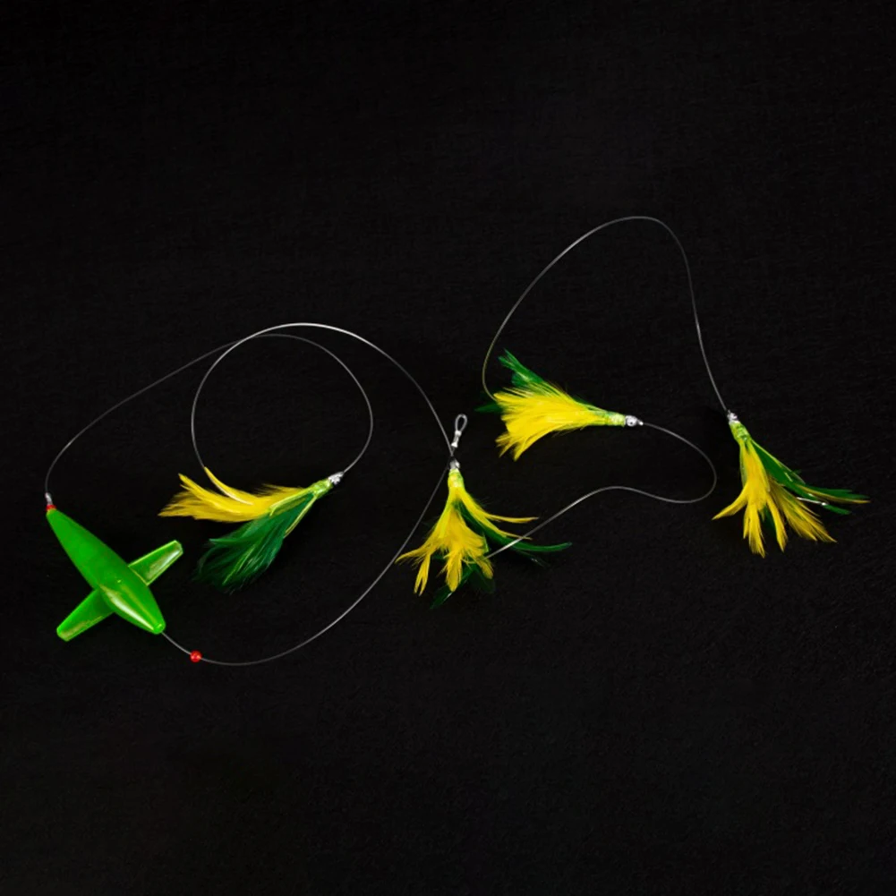 

Jigs Fish Lure Assorted Colors Feather Trolling Skirt For Big Game Fishing With Bird Teaser Durable High Quality