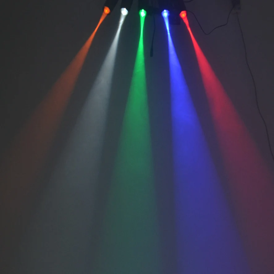 5 Вт RGB красочные диско шар светодиодный луч зеркало проектора лампа в форме шара