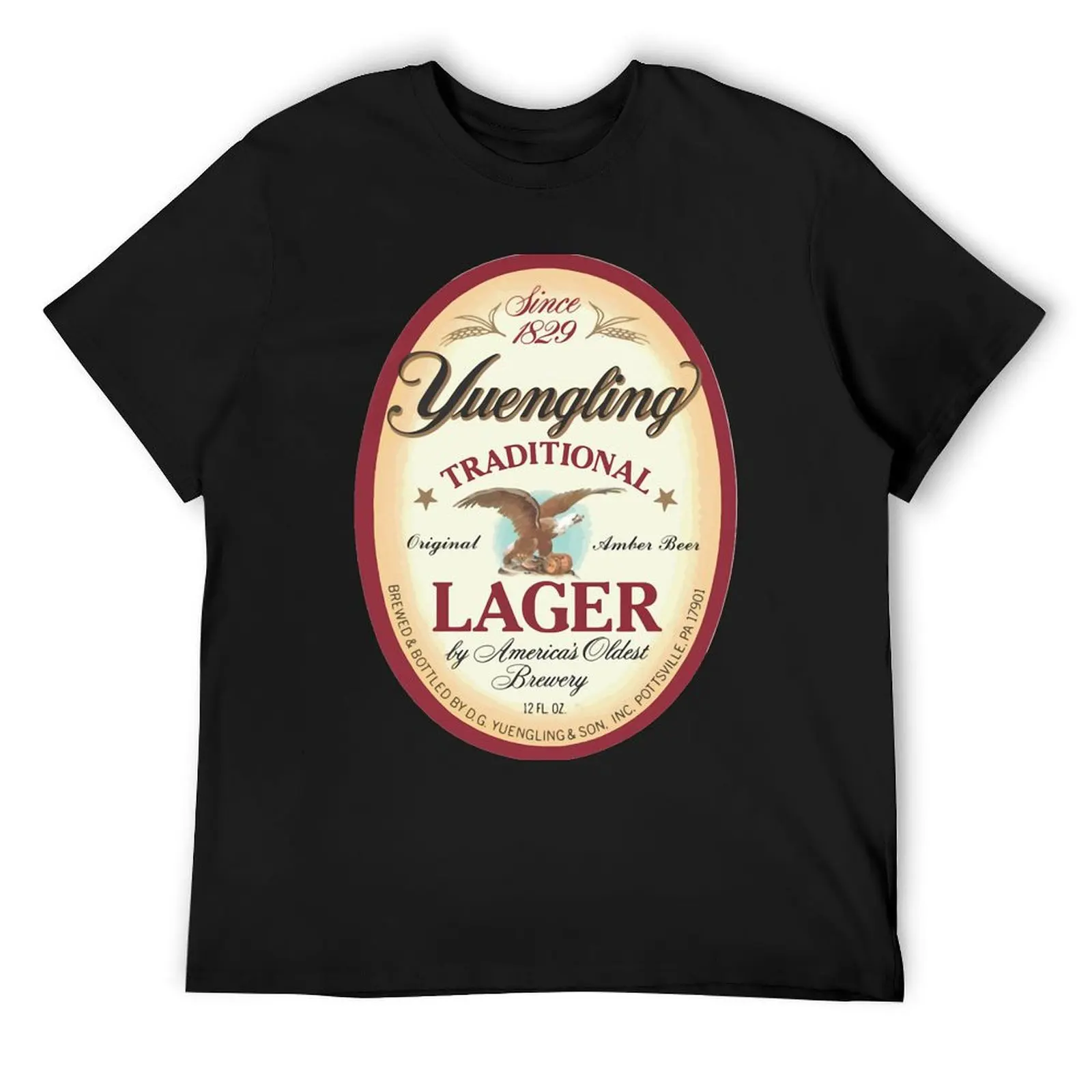 Официальная футболка yuengling lager дешевые вещи футболки с аниме большого размера