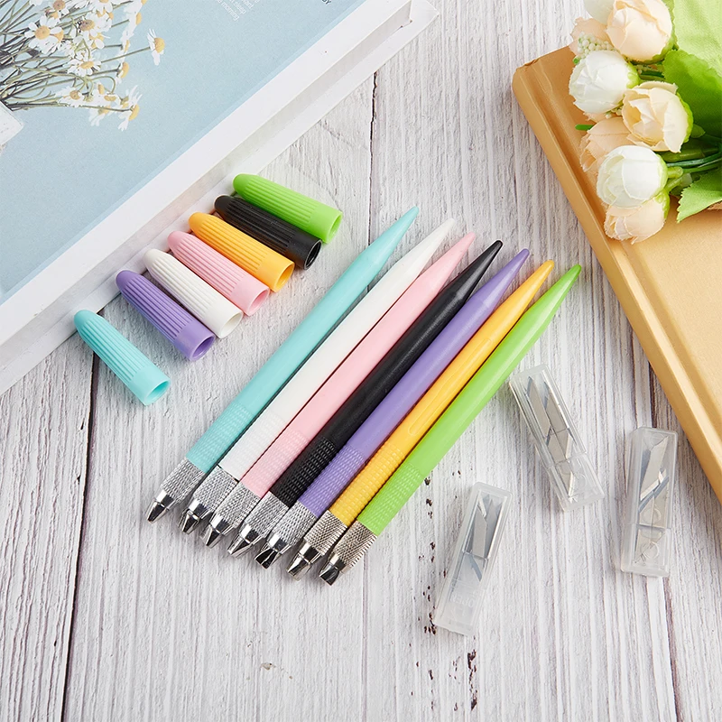 

1PC Art Utility Knife With Blade Set Paper Cutter Pen Knives Handicraft Carving Engraving Sculpture Tool Stationery Supplies