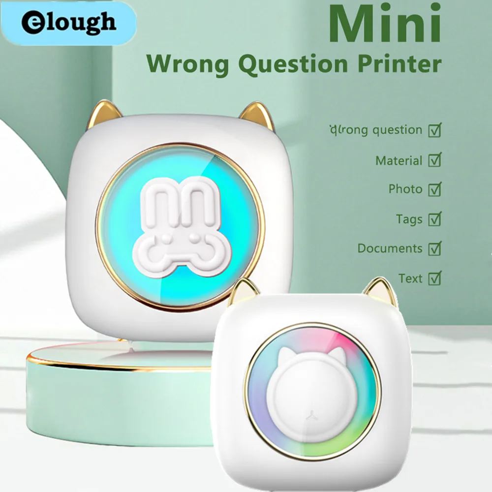 

Мини-термопринтер Elough, 203dpi, с USB-кабелем