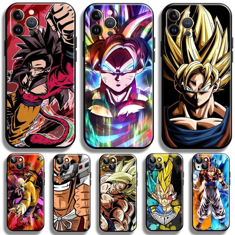 

Anime Dragon Ball Goku For Apple iPhone 13 12 11 Pro Max 12 13 Mini X XR XS Max SE 6 6S 7 8 Plus Phone Case Soft Coque TPU