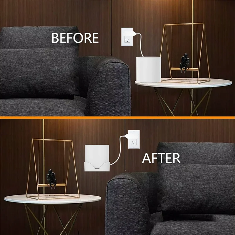 Фото FORW-Настенное крепление для TP-Link Deco X20 X60 X50 X55 Wi-Fi 6, настенное крепление с органайзером для кабеля, домашняя сетчатая Wi-Fi система, 2 шт. №3