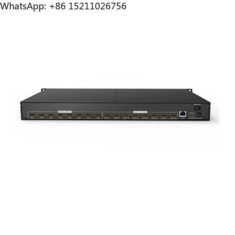Фото Матричный видеопереключатель HDMI 4K 8x8, MT-ViKI ADI HDMI Matrix 8 входов 8 выходов, доступен для конфигураций 4x4, 8x8, 8x16, 16x16, 32x32, 36x36, 72x72 №4