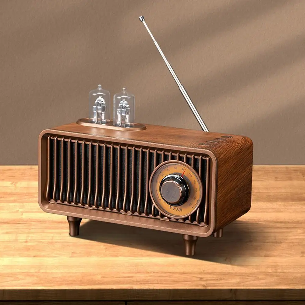 

As19 Retro Wireless Bluetooth-compatible Speaker Hands-free Call Card U Disk Loudspeaker Nostalgic Audio Gramophone