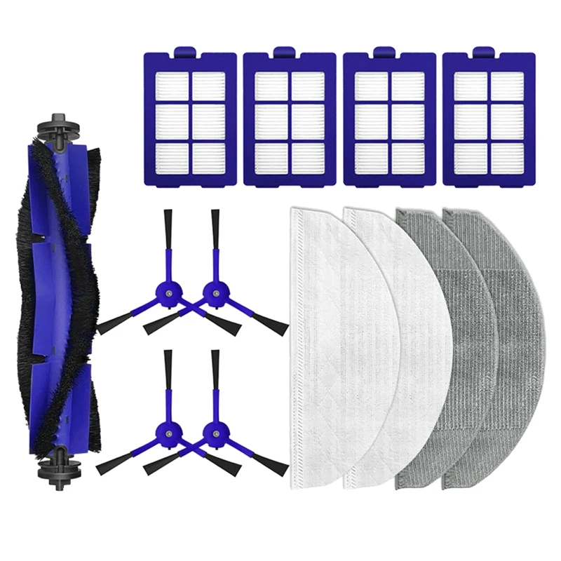 

Набор аксессуаров для робота-пылесоса Eufy X8, основная щетка, боковая щетка, фильтр и тряпочка