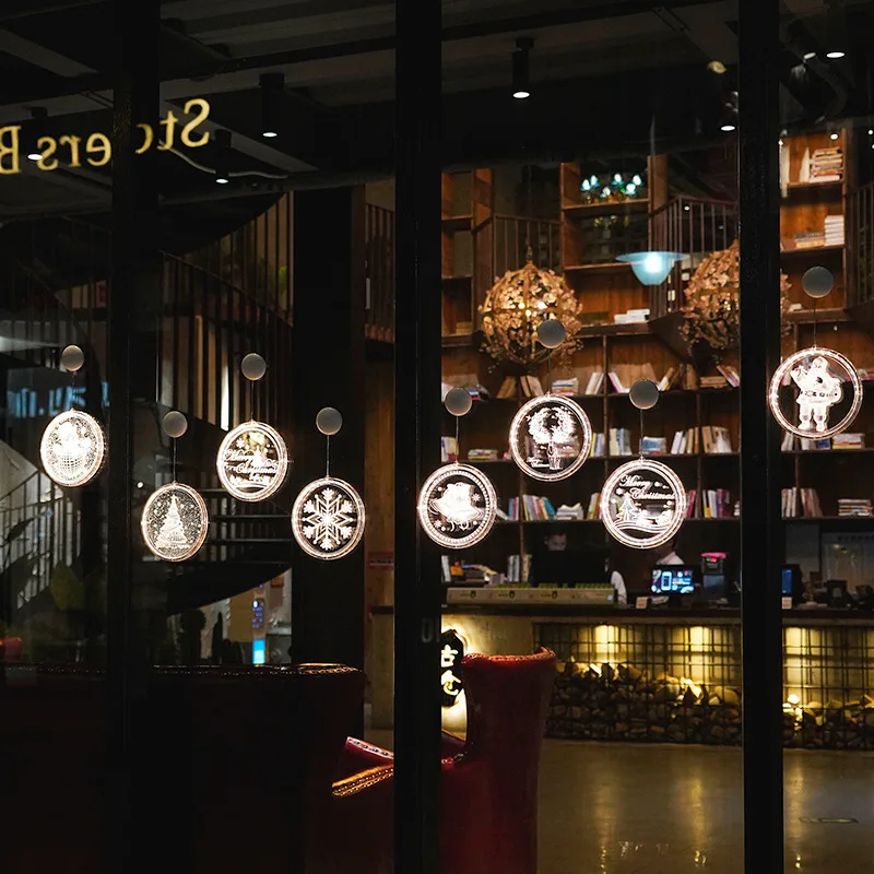

Creative Christmas Led Decorative Lights Room Colored Light Window Patio Decoration Modeling Holiday Gifts Party Home Supplies