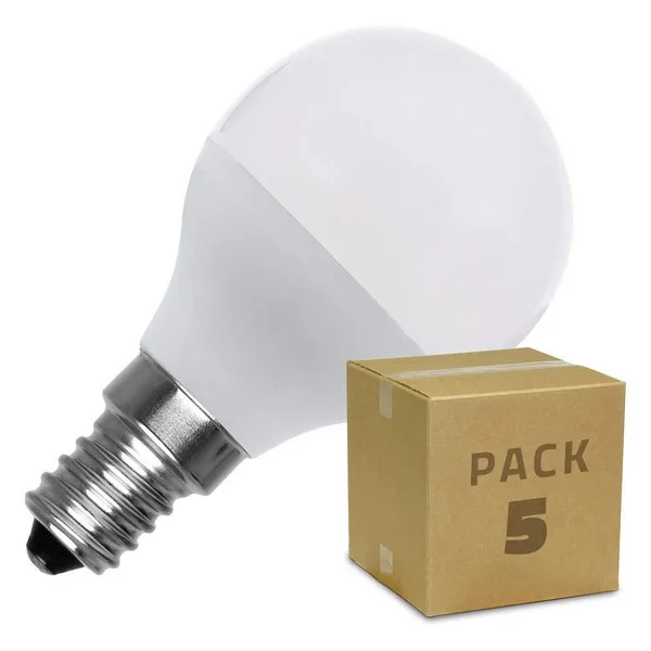 Сферический светодиодный светильник лампы kia G45 5 шт. Вт 400 лм (холодный белый 6000K