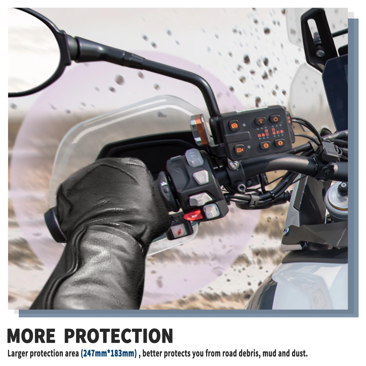 Аксессуары для мотоциклов защита рук удлинитель Triumph Tiger 900 Rally GT Pro 2020-2023