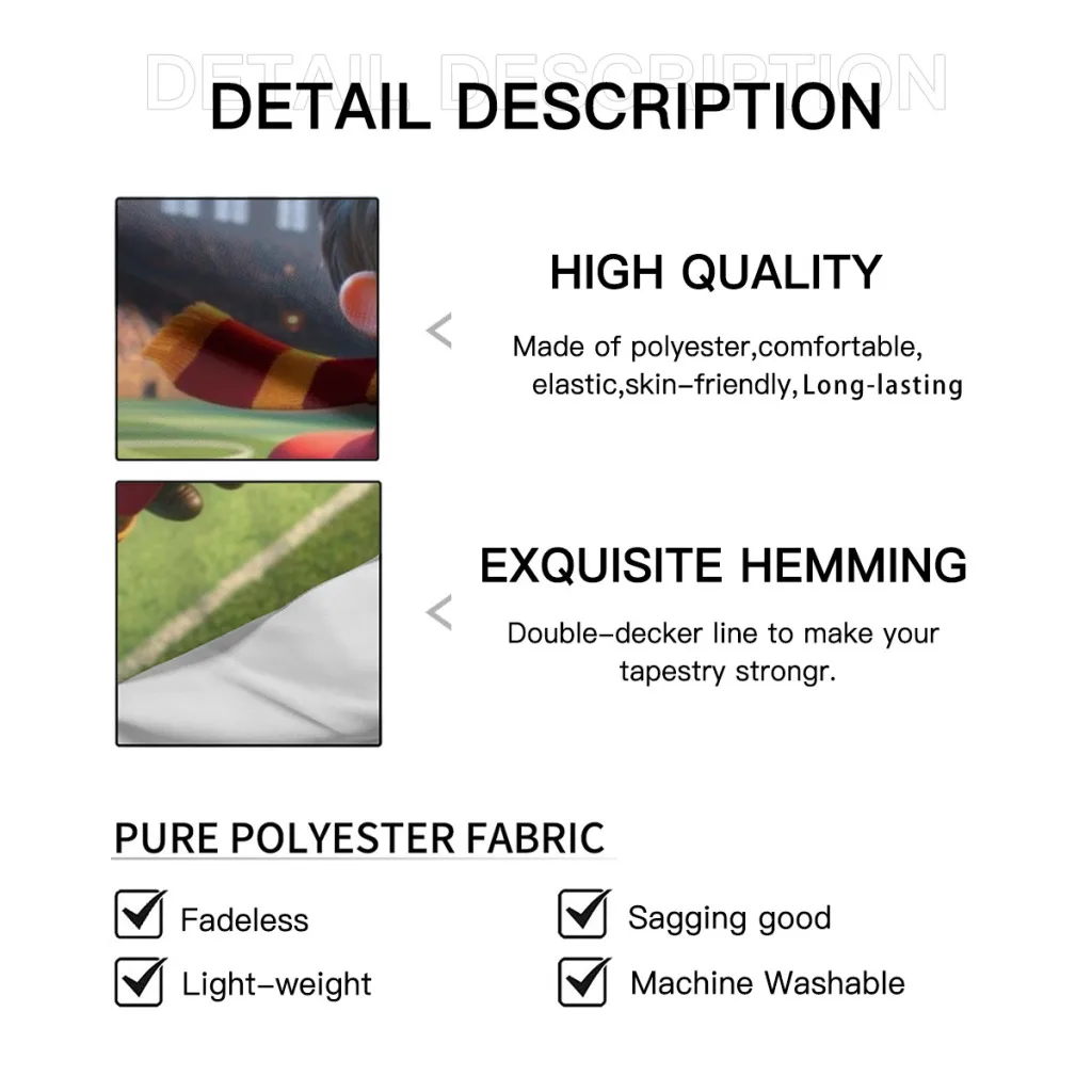 Гобелены Гарри Поттера Предметы украшения комнаты Домашний декор Спальня