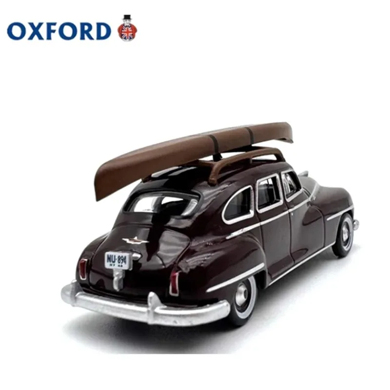 Фото OXFORD 1:87 Ретро Chrysler Desoto Station Wagon, тележка из сплава, имитация модели автомобиля, статическое украшение, коллекционные подарочные игрушки №3
