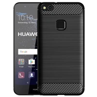 for huawei p10 lite silicone case shockproof cover for p10 lite soft phone cases for p10lite carbon fiber case coque fundas