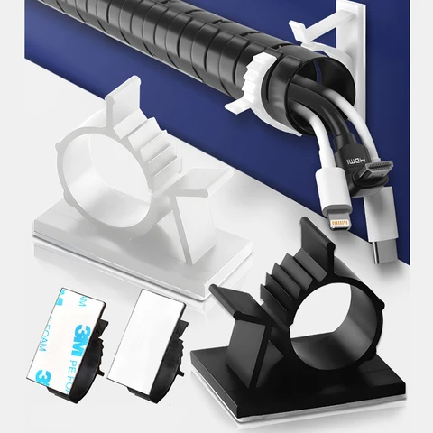 Органайзер для кабеля, крепления для кабельных стяжек, зажимы для проводов 18*25, регулируемый фиксатор для кабеля, клейкий монтаж для кабеля