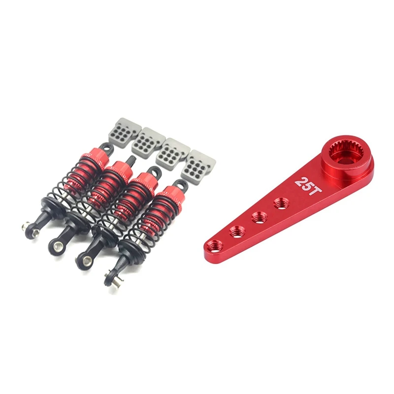 

1 шт. обновленный металлический рулевой рычаг из сплава Wpl1627r 25T и 4 шт. масляного наполнителя типа Shock Sbsorbers Удлинительное сиденье