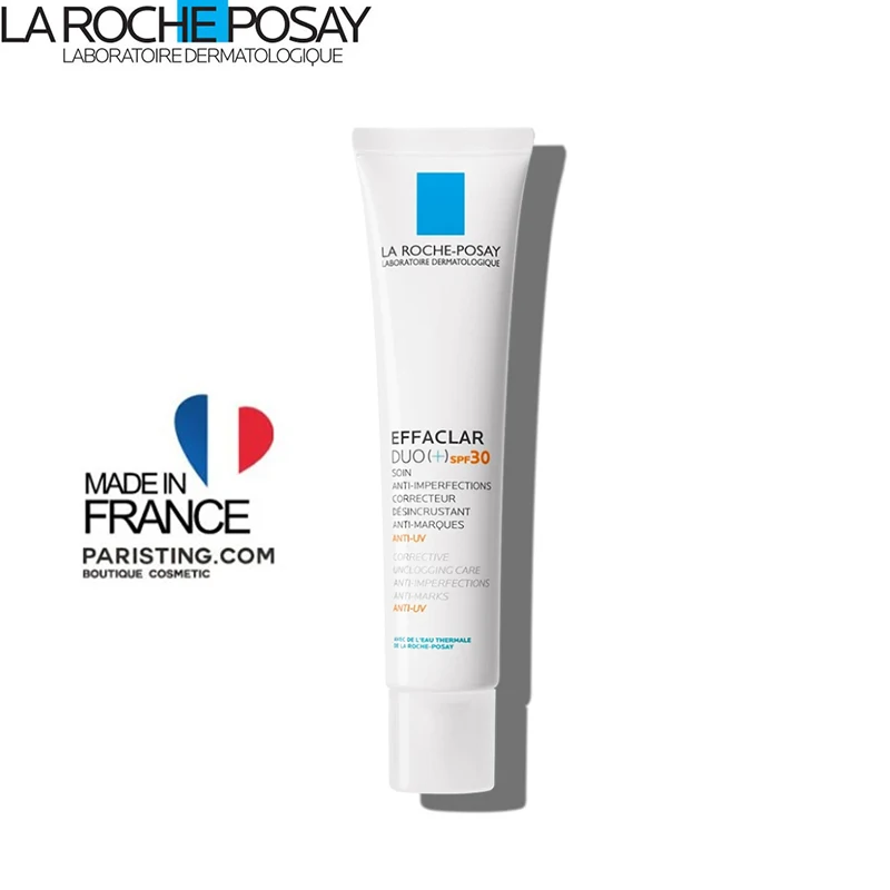

La Roche Posay Effaclar Duo+ SPF30 40ml Against UV Rays Acne Treatment Acne Mark Remover Powerful Pimples Blackhead Lotion Oil C