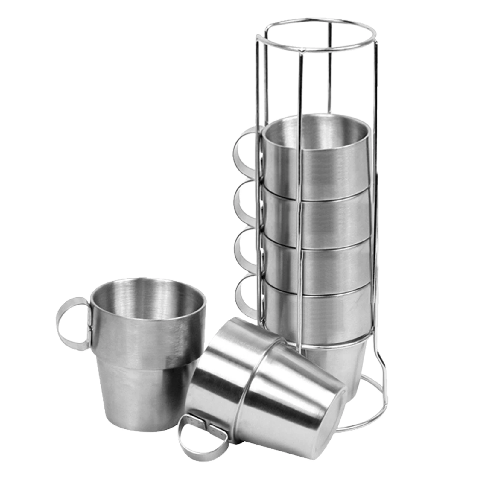 

Stainless Steel Insulated Cups Insulated Metal Cups Stackable Insulated Drinking Cups Metal Drinking Mugs For Kids And Adults 6