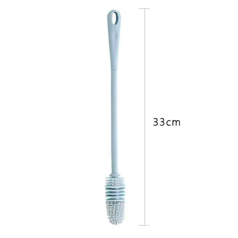 

Gray Domestic Glass Cleaner Be In Common Use Scrubber Cleaning Brush Kitchen Tools Silicone Multifunctional Cup Brush