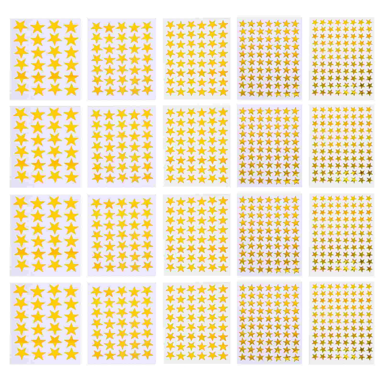 

Star Sticker Stickers Reward Adhesive Self Labels Kids Gold Label Wall Paperremovable Students Small Notebook Stationery Sparkle