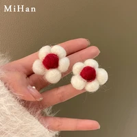 mihan 925 silver needle women jewelry flower earrings pretty design sweet temperament drop earrings for women accessories