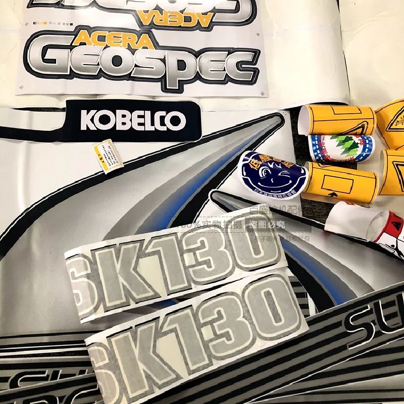 Для Kobelco SK kx 130-8 140 супер восемь автомобильных логотипов экскаваторов цифровая