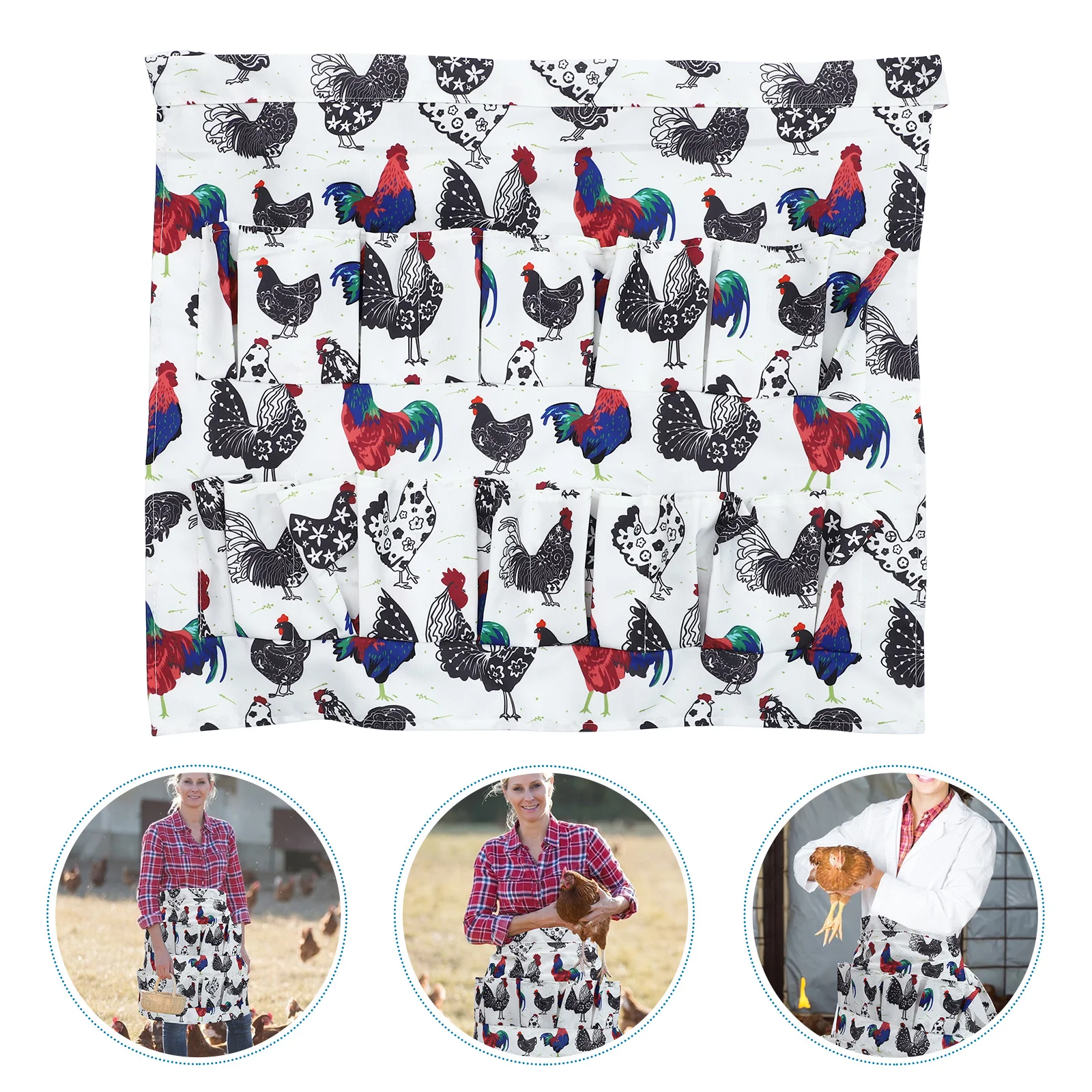 

12 Pockets Egg Collection Apron Egg Collection Apron Picking Egg Pocket Apron