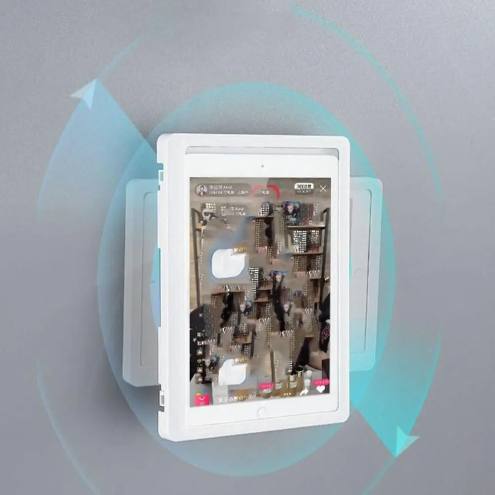 

Wall Mounted Waterproof Punch-free Sealing Lazy Stand Shower Bracket Shower Ipad Case Shower IPad Holder