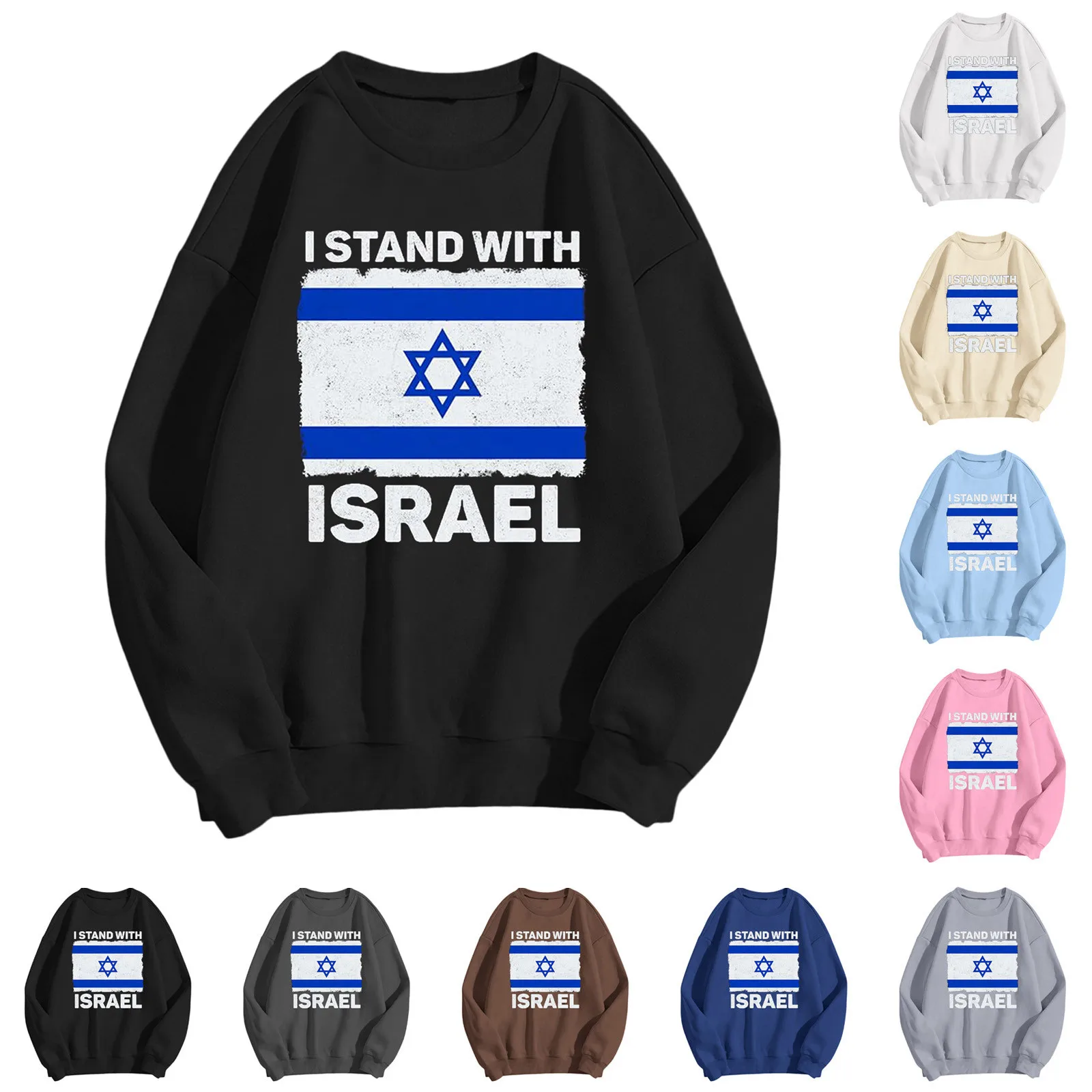 

Женский свитшот с длинным рукавом, повседневный Свободный пуловер с круглым вырезом, Осенний свитшот, топы, декоративные свитшоты для женщин