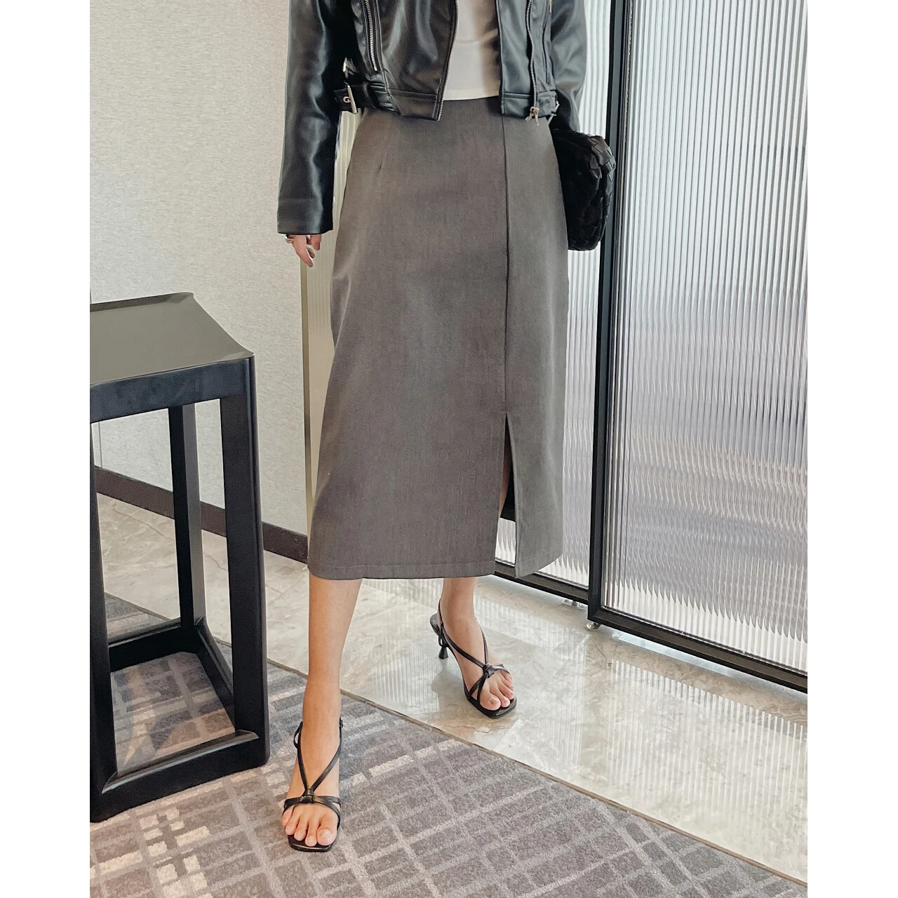 Женский комплект одежды с юбкой средней длины элегантная винтажная Юбка-миди