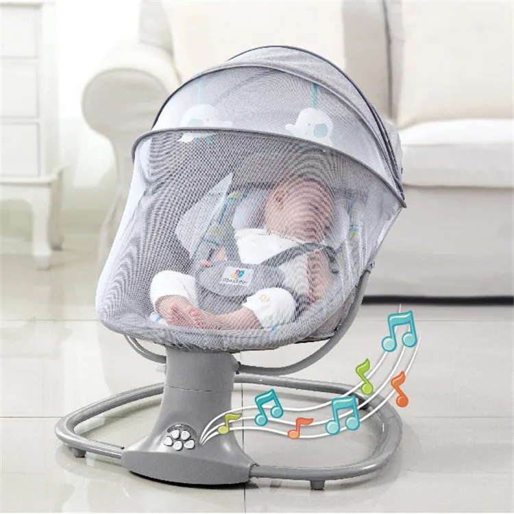 Baby Electric Rocking Chair Newborn Cradle Baby Coax Baby To Sleep Artifact Child Comfort Chair Recliner 0-3 Years Old Baby Bed