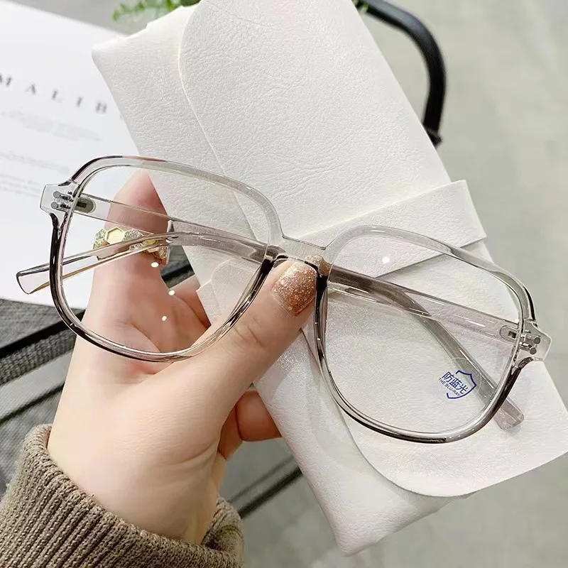 

Oversized Anti-blue Light Optical Spectacle Glasses Men Women's Vintage Large Frame Computer Eyewear Classic Optical Glasses
