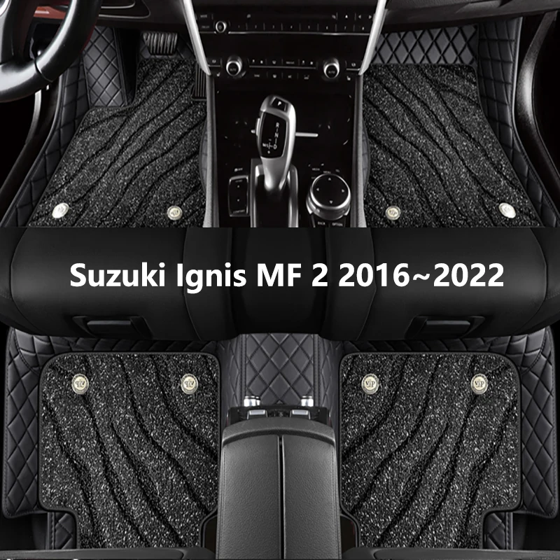 

Автомобильные коврики на заказ для Suzuki Ignis MF 2 2016 2018 2020 2022, высококачественные автомобильные аксессуары, защитный коврик для ног