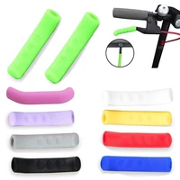 1 pair bicycle silicone gel brake handle lever cover protector mountain road bike sleeve for xiaomi mijia m365 scooter