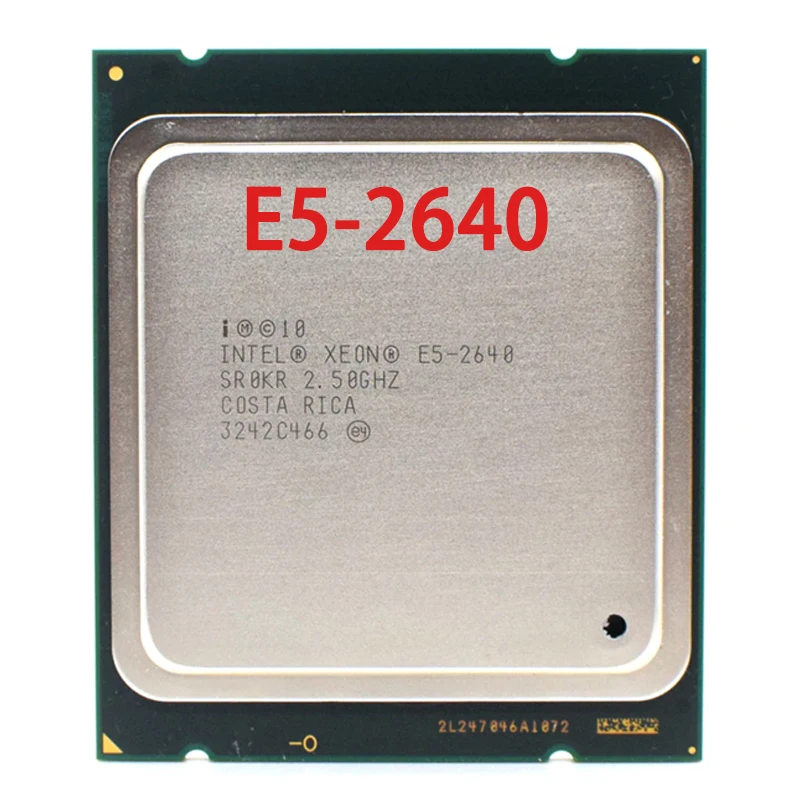 

Процессор Intel Xeon E5-2640 E5 2640 2,5 ГГц шестиядерный двенадцатипоточный ЦПУ 15 Мб 95 Вт LGA 2011