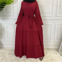 new muslim fashion casual comfortable chiffon dress middle east abaayaa dress muslim women dress abayas for women turkish