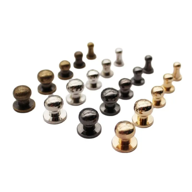 

Sam Brown Button Screw Studs Round Head Browne Monk Rivets