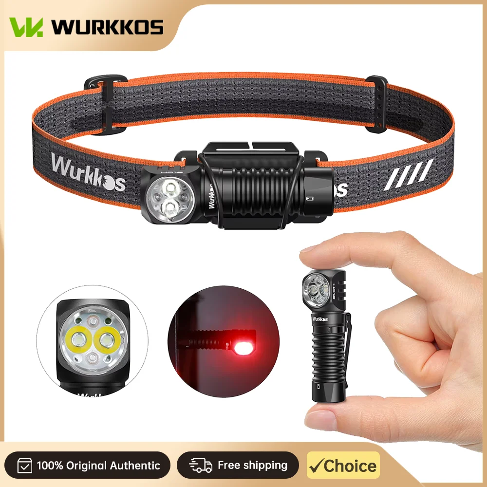 

Налобный фонарь Wurkkos HD12 красный