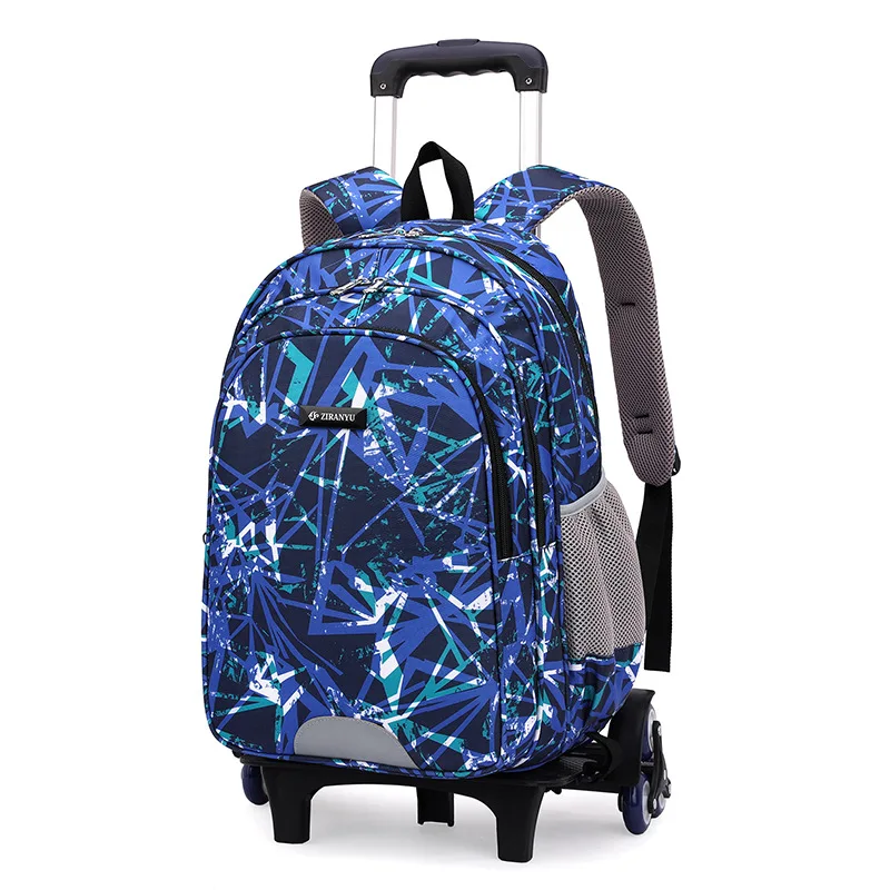 kids school Backpack Removable Children School Bags With Wheel for boys girls Kids girls Trolley Schoolbag Luggage Book Bags