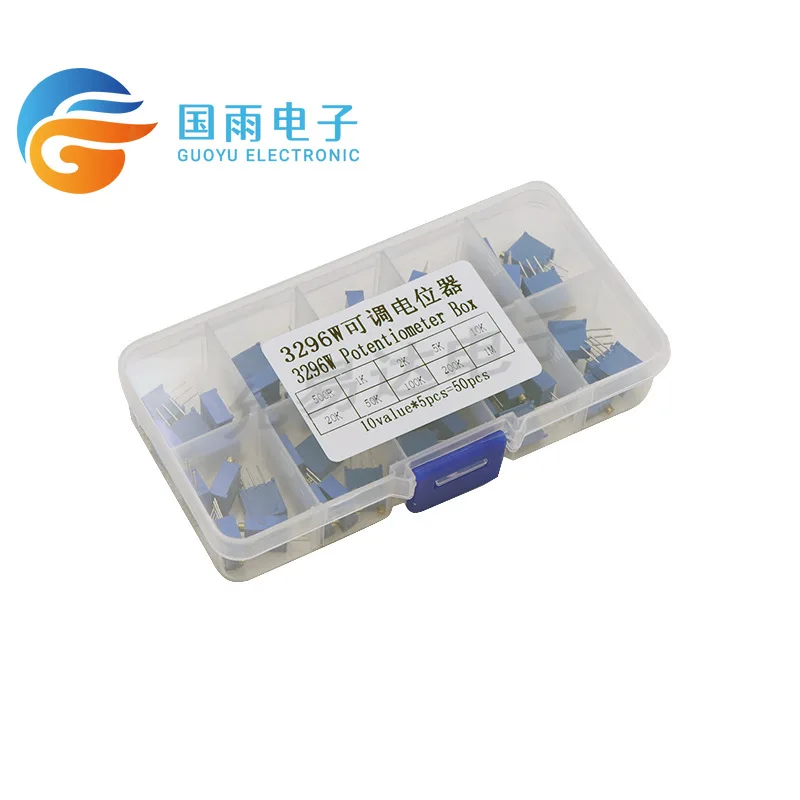 Точная Регулируемая фотография 3296 Вт набор из 5 10 значений сопротивления каждый