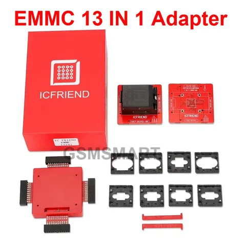 Адаптер ICFRIEND NB E- EMMC BGA 13 в 1 с UFi-коробкой, Z3x легкий Jtag Plus Box