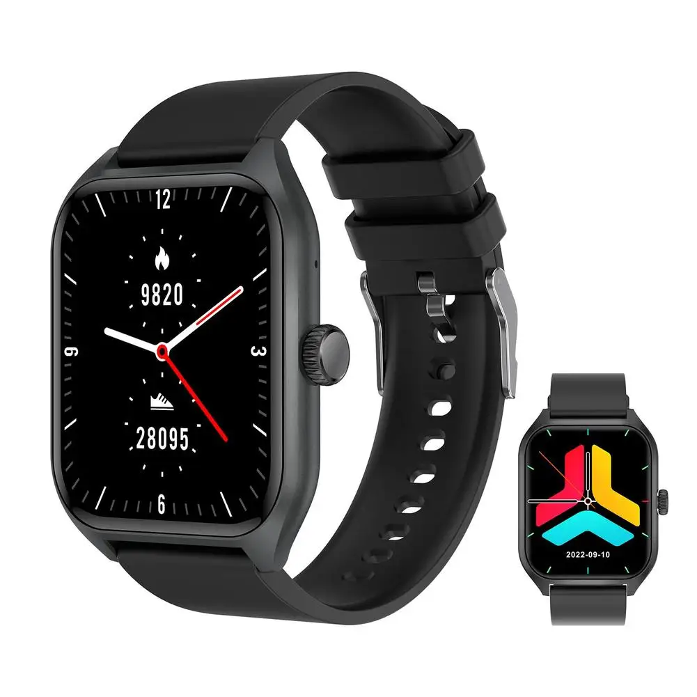 

Смарт-часы с шагомером и пульсометром, 1,96 дюйма