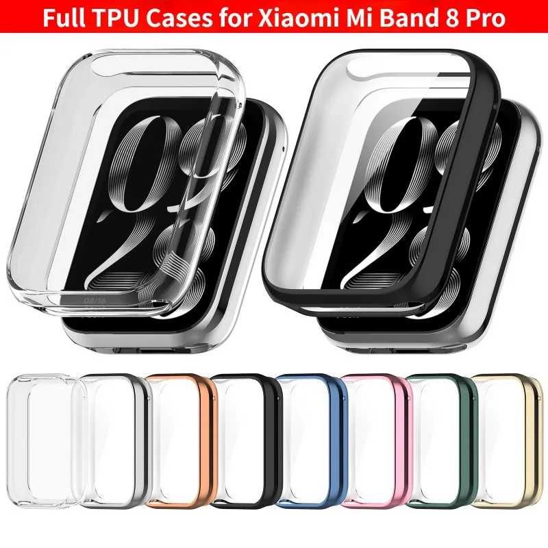 

Plating TPU Case for Xiaomi Mi Band 8 Pro Smart Band Full Cover for Xiaomi Band 8 Pro Dropshiping Wholesale Smart Accessories