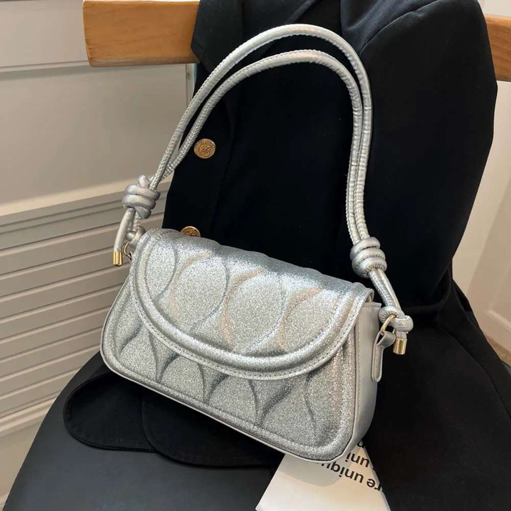

Fashion Sequins Underarm Shoulder Bag Female Leather Party Wedding Purses Handbag for Women Birthday Party Gifts