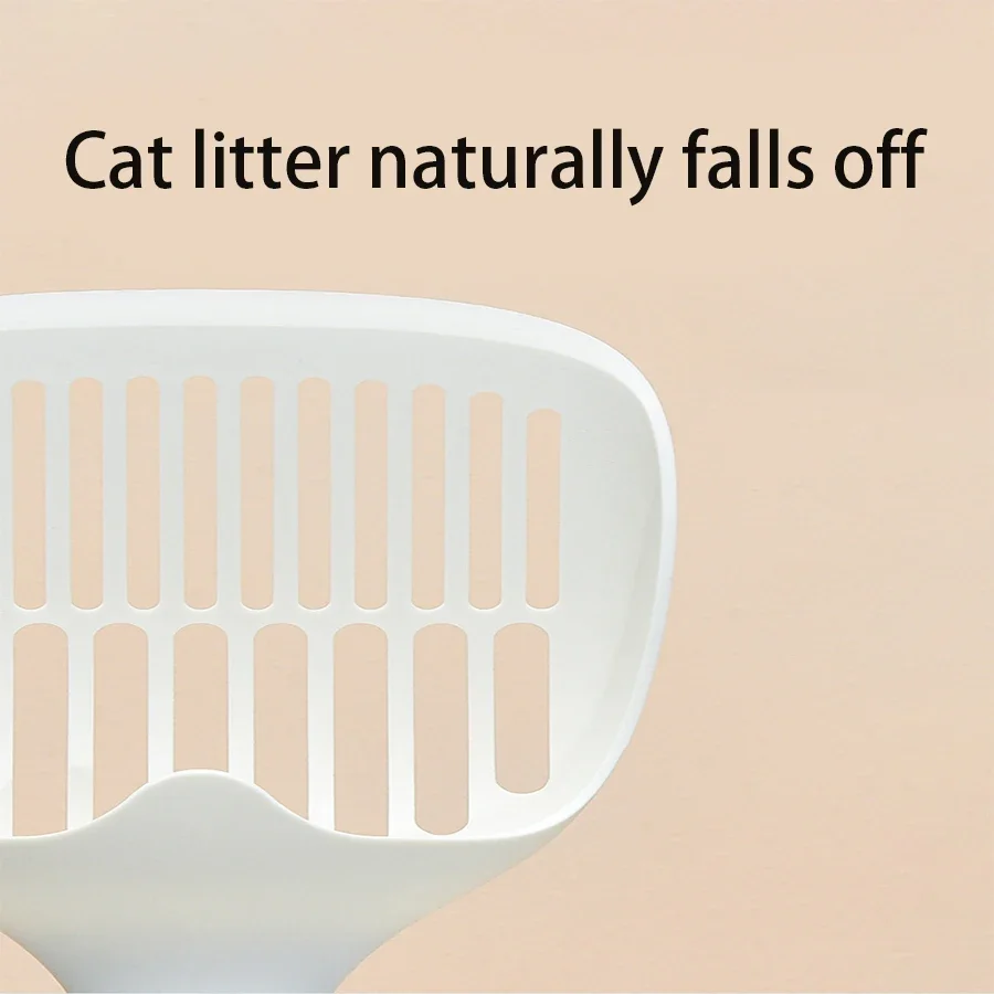 Прочный пластиковый совок для кошачьего туалета. Практичный домашний кормления