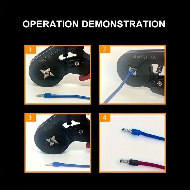 1 шт. обжимные клещи для трубчатых клемм мини-комплект крепежных наконечников