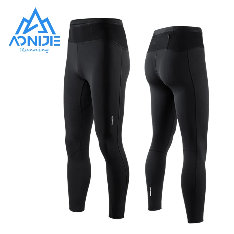 

AONIJIE FM5121 Man Male Sports Compression Pants Quick Drying Leggings Elastic Tights With Pocket For Running Cycling Fitness